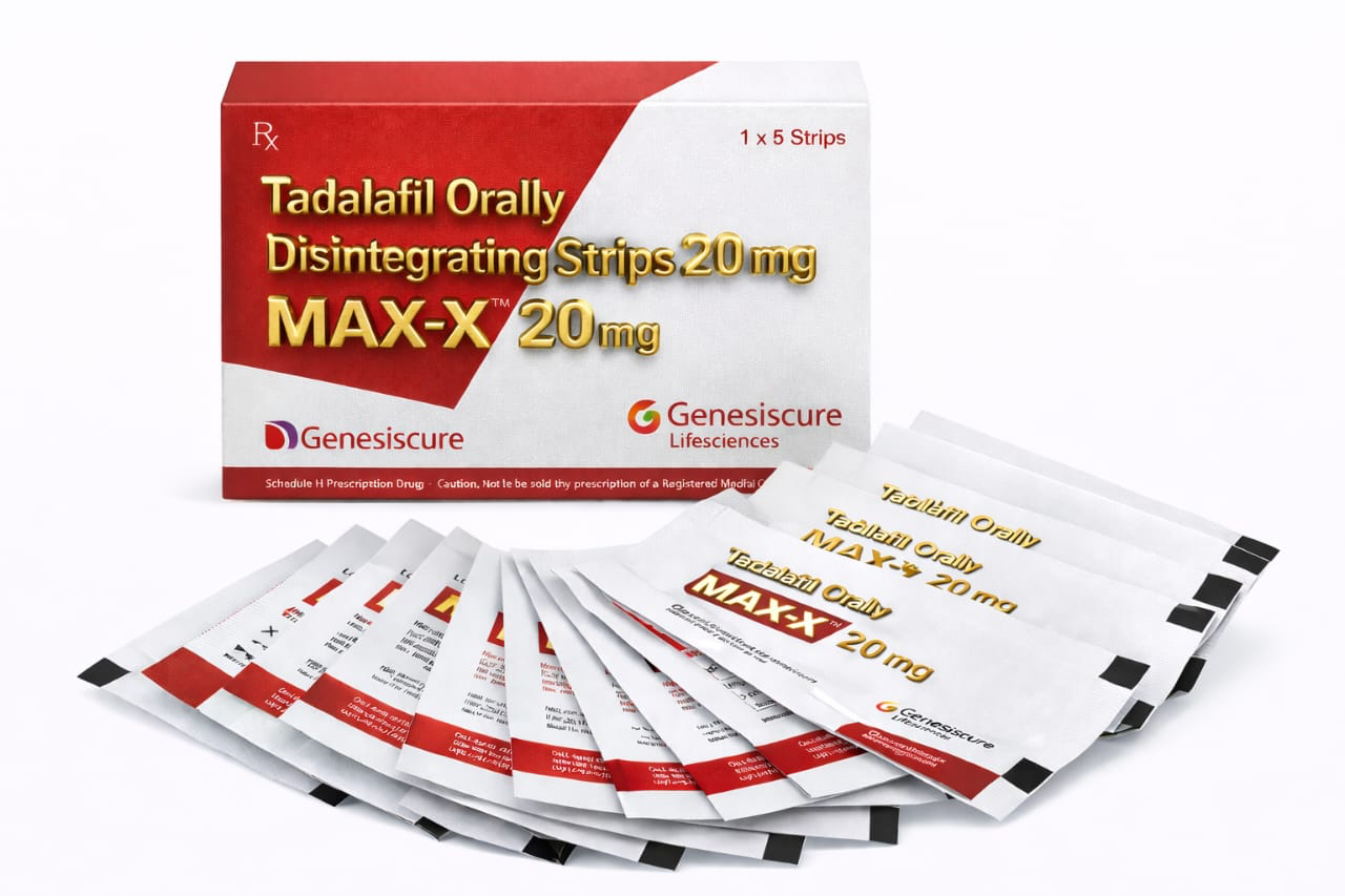 MAX-X 20mg Tadalafil Strips